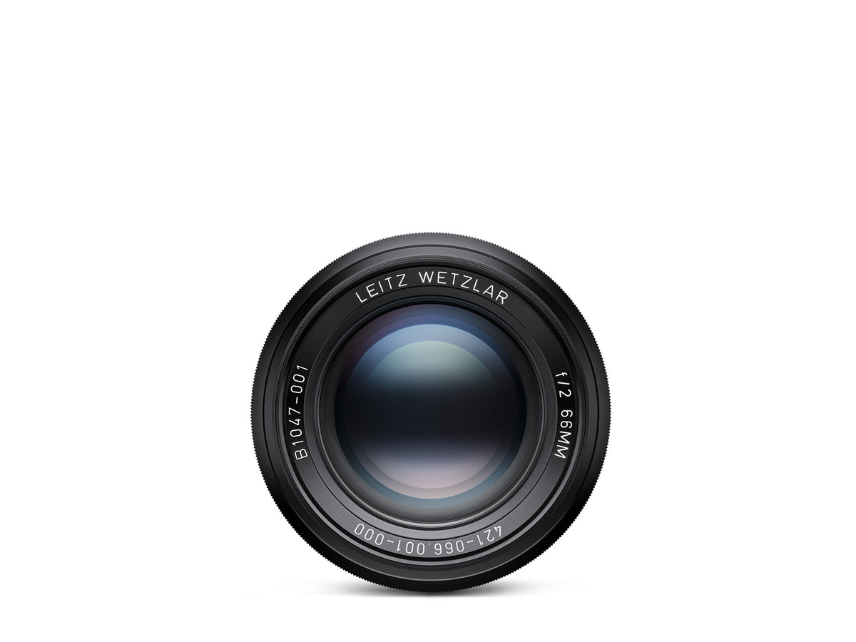 Summicron-M 66 f/2, black anodized finish