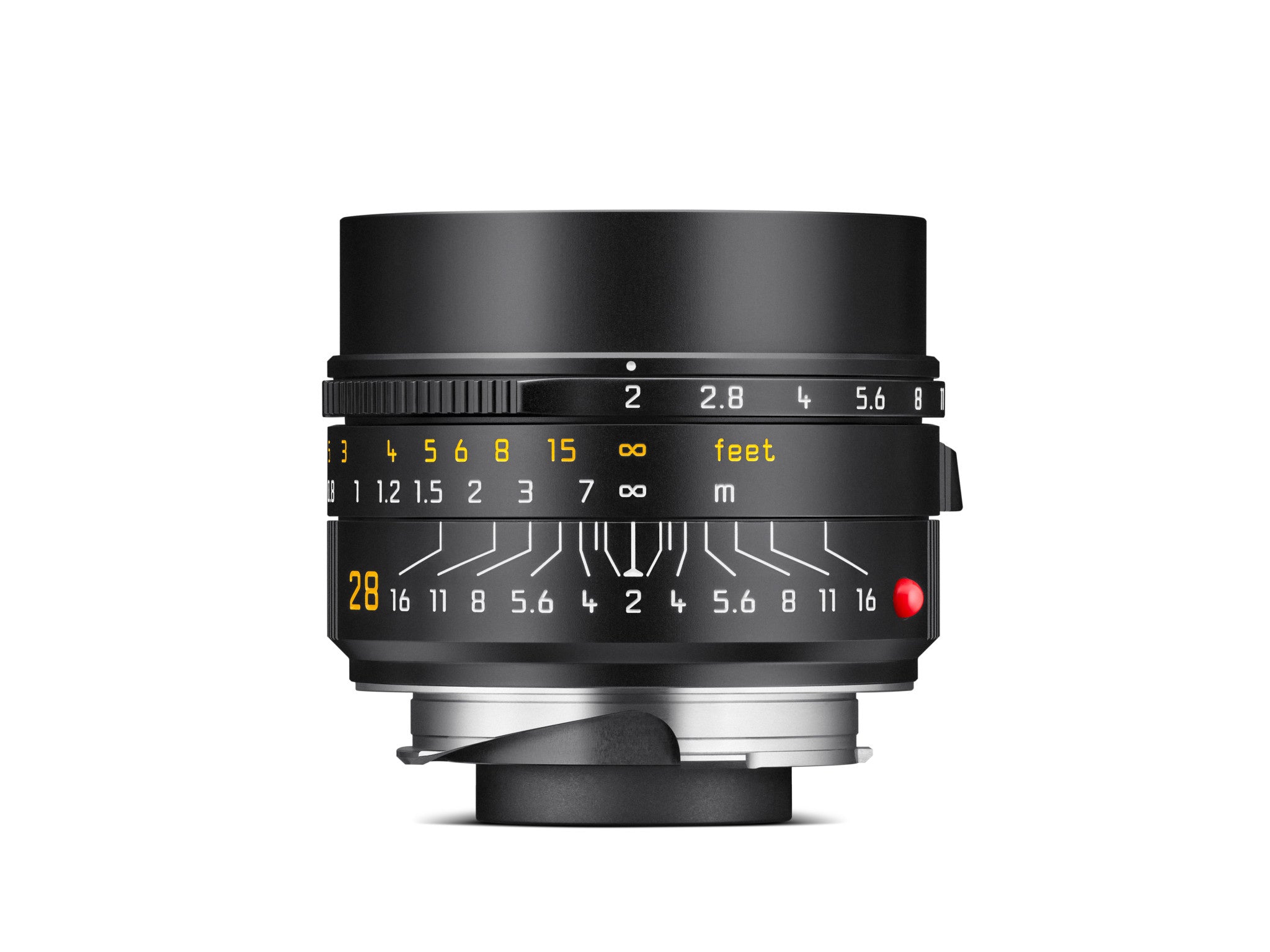 SUMMICRON-M 28 f/2 ASPH., black anodized finish