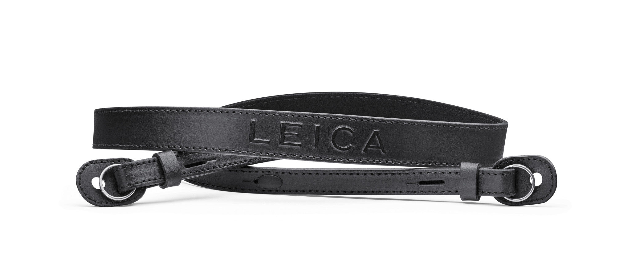 CARRYING STRAP, LEATHER, BLACK