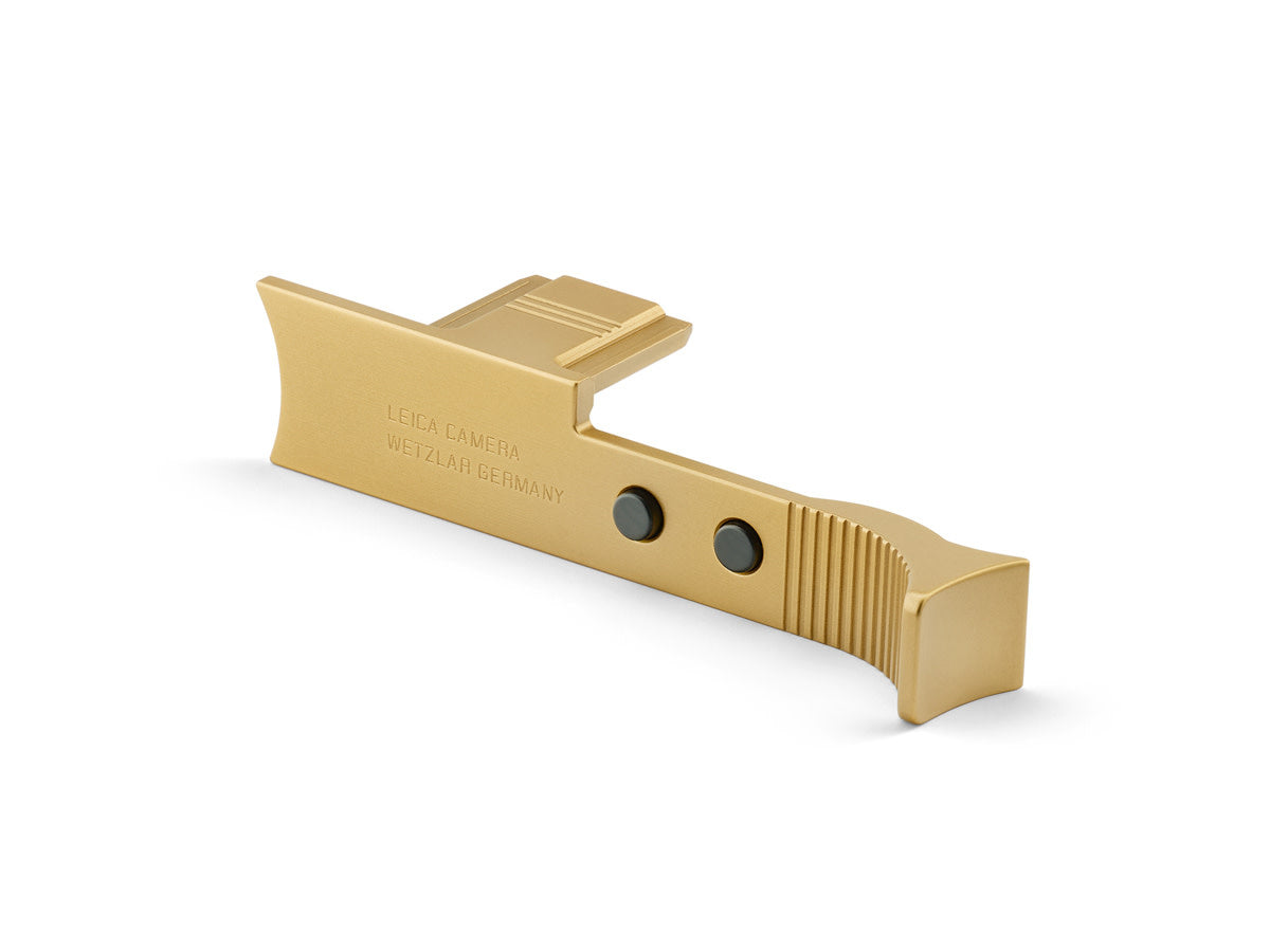 Thumb support Q3, aluminium, black anodized finish