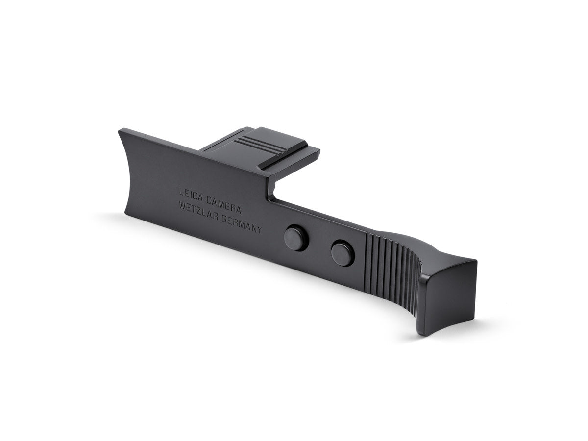 Thumb support Q3, aluminium, black anodized finish