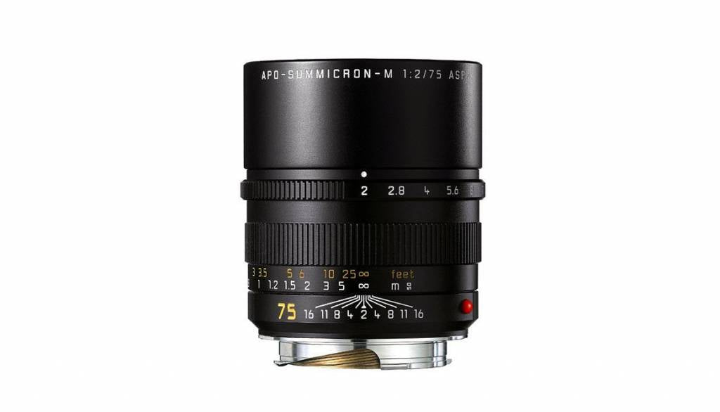 APO-SUMMICRON-M 75 mm f/2 ASPH., black anodized finish