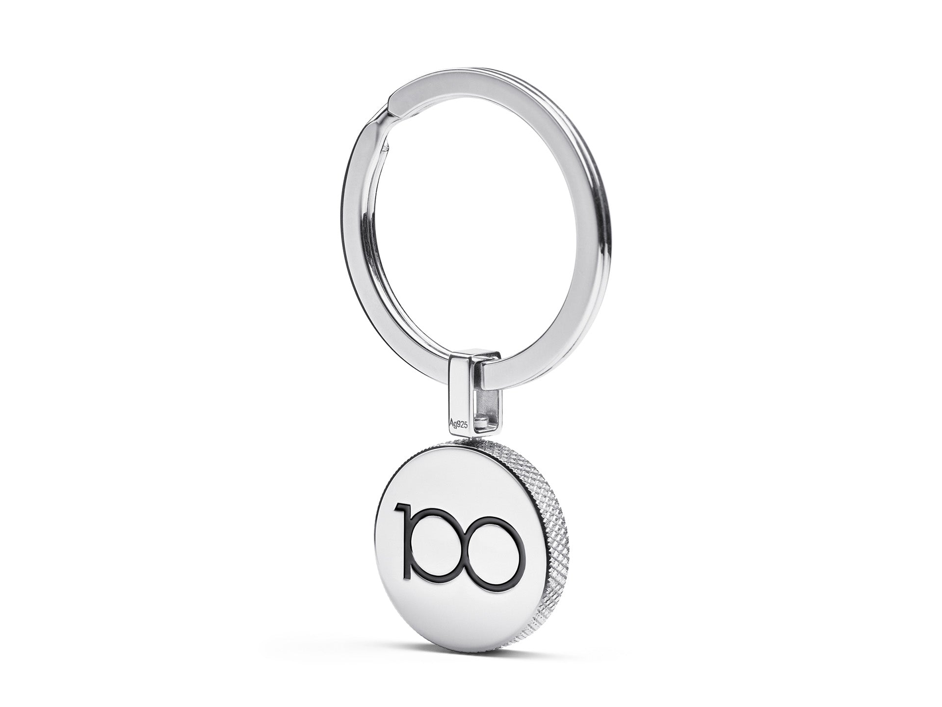 Keyring, silver, 100 Years of Leica