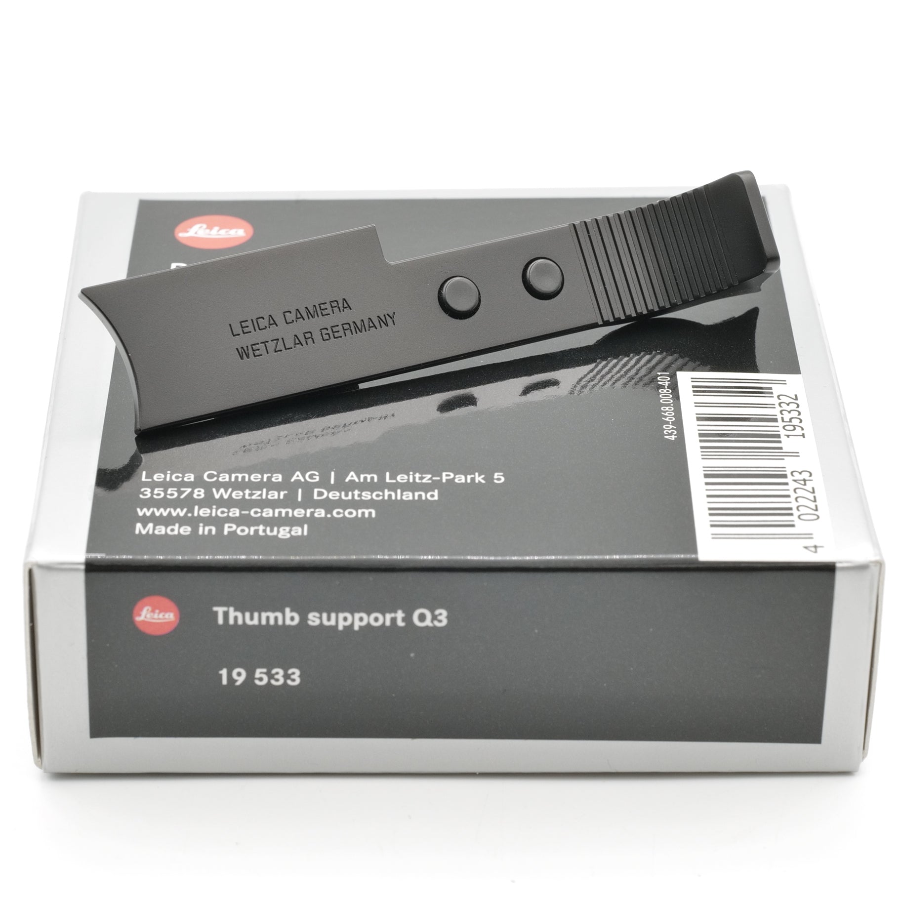 Thumb Support, Q3, Black. 19533