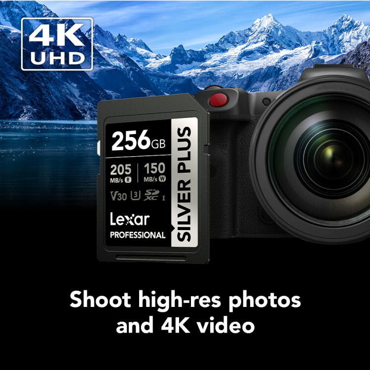 SD Silver Plus UHS-1 V30 R205/W150MB/s