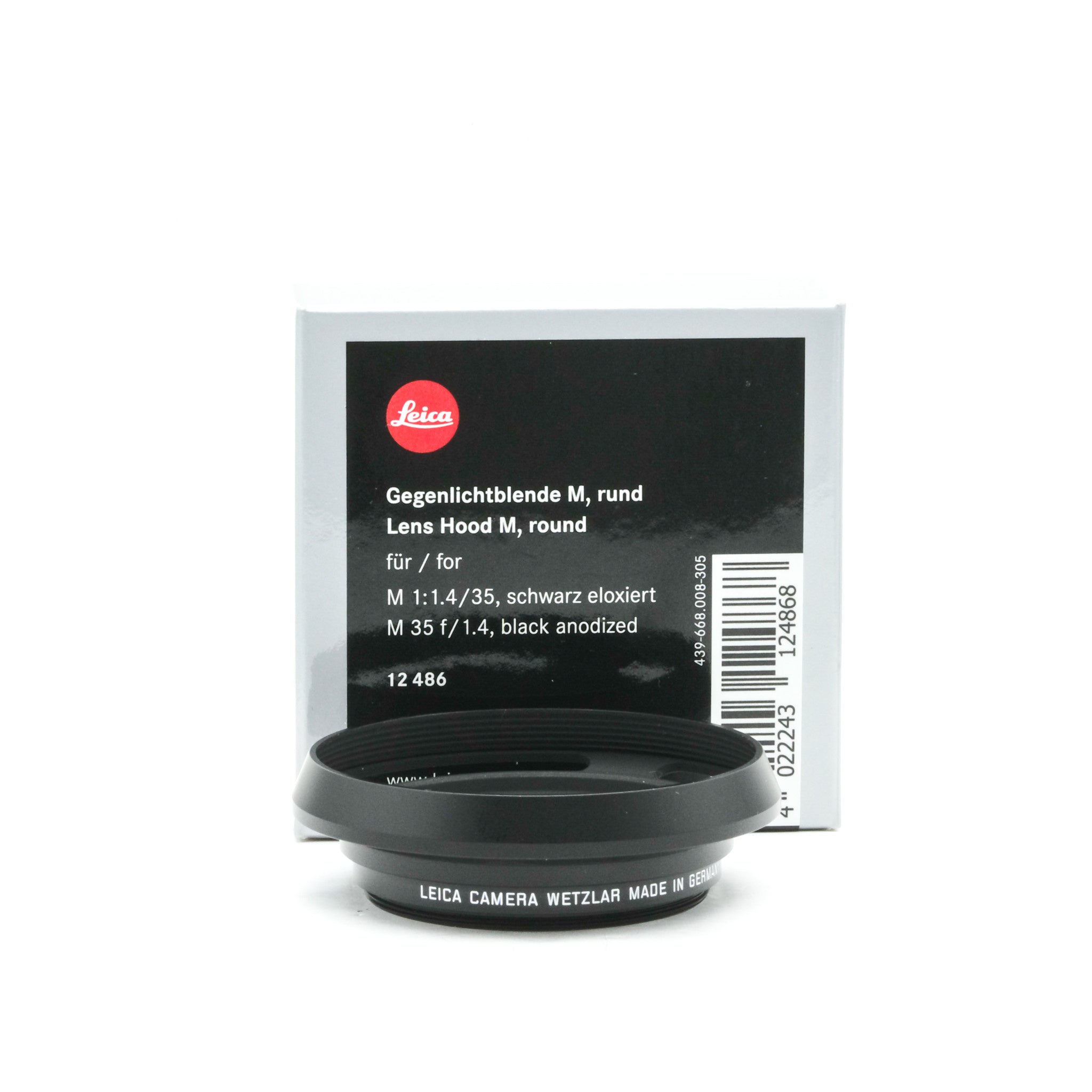 Lens Hood, round (E46)