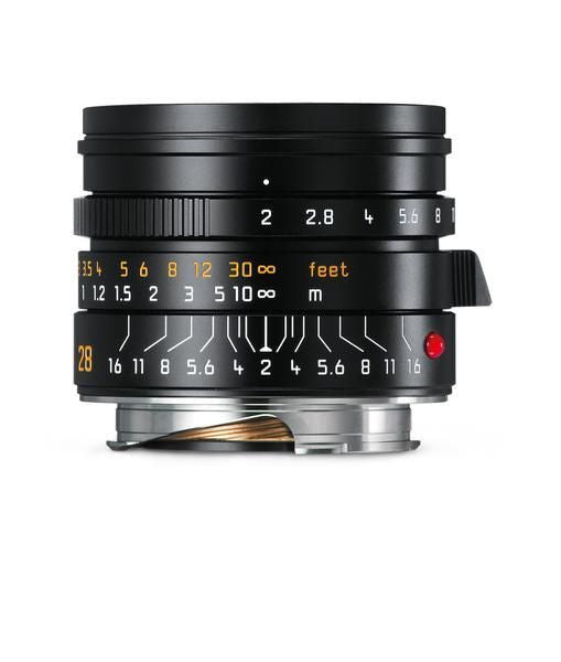 SUMMICRON-M 28 mm f/2  ASPH., black anodized finish