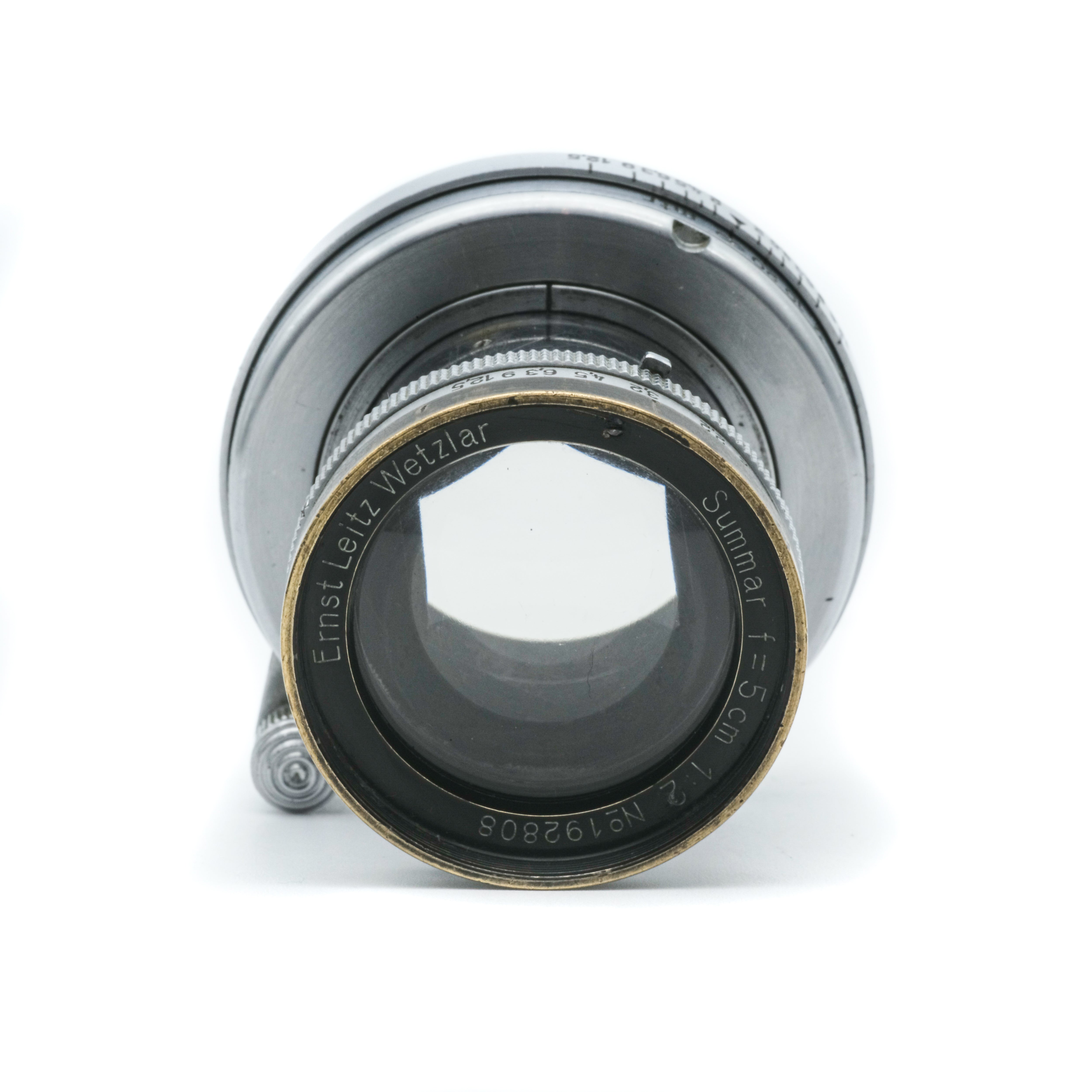 5cm (50mm) "black rim" Summar, 192808