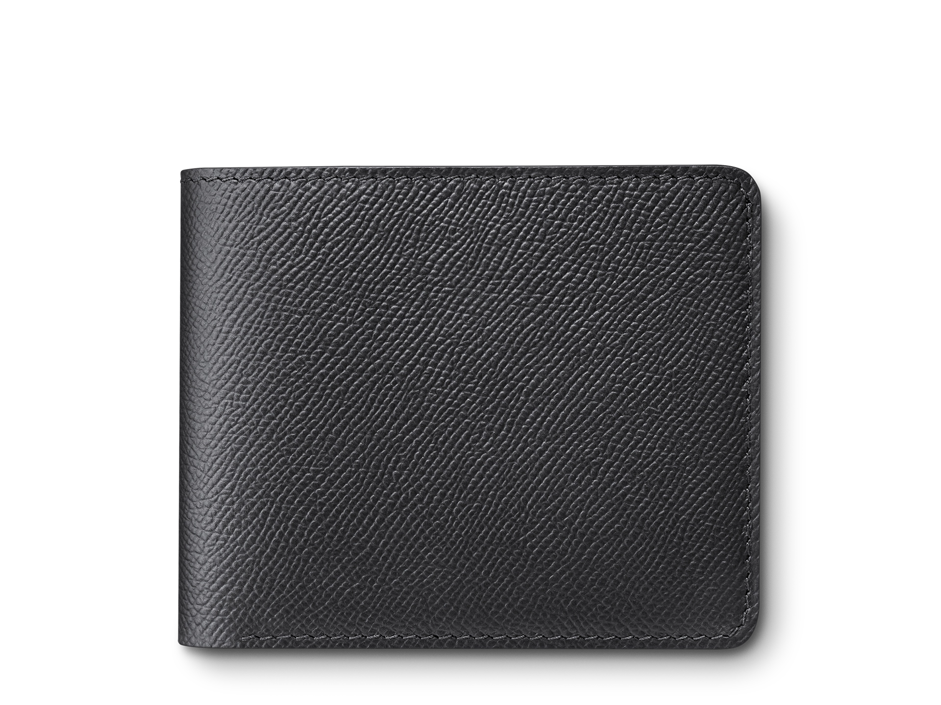 Wallet, leather, black