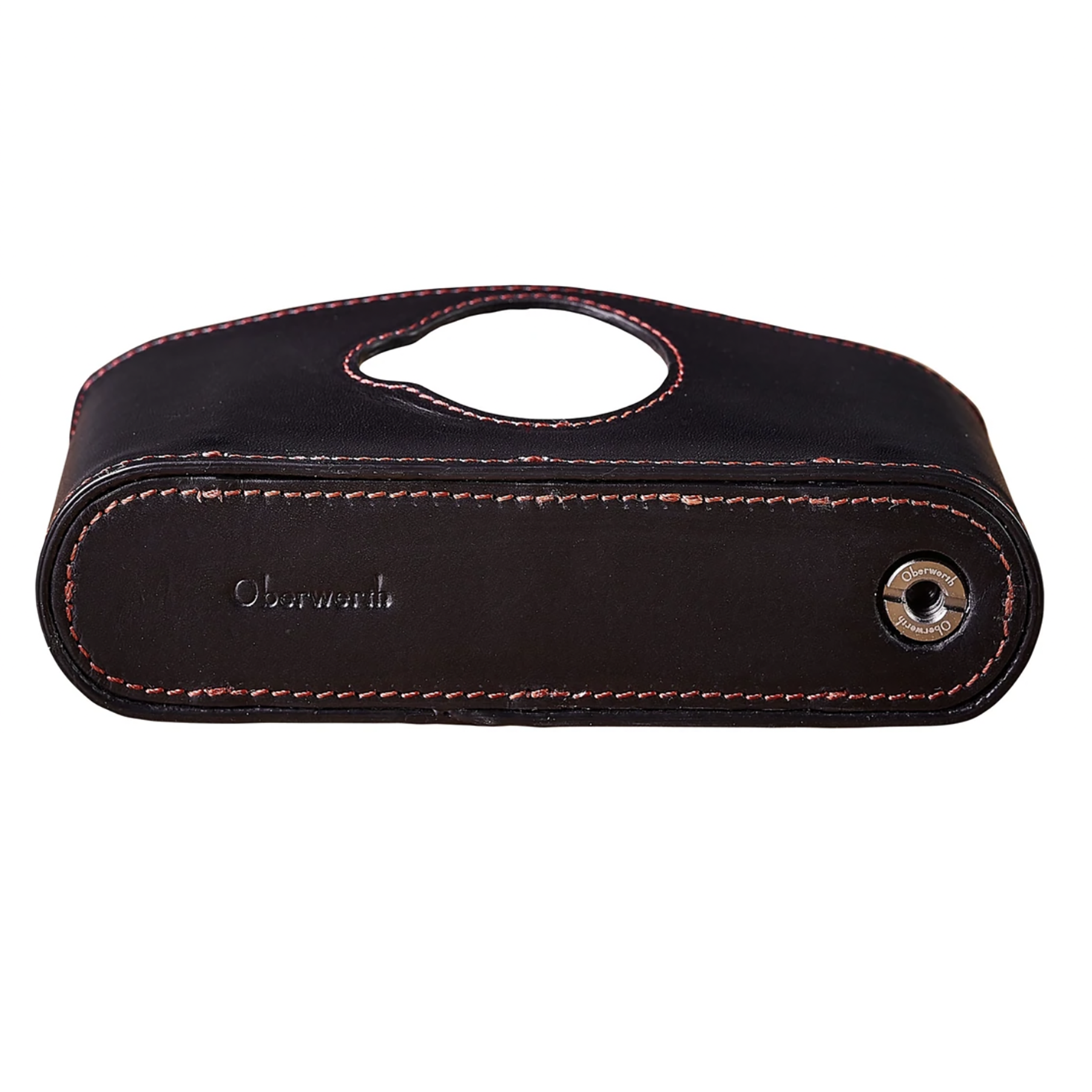 M6 half case, black red stitching