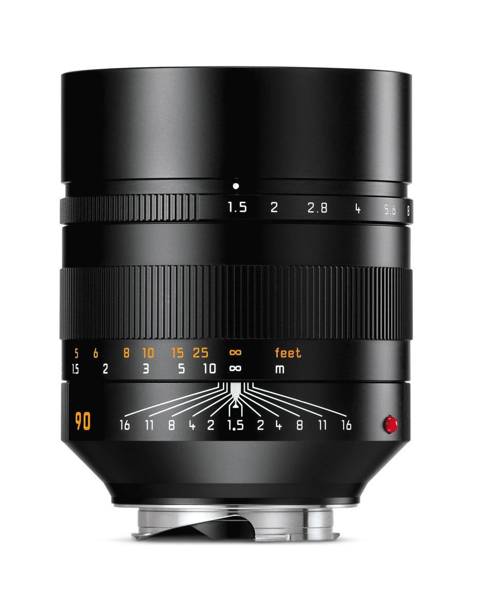 SUMMILUX-M 90 f/1.5 ASPH., black anodized finish