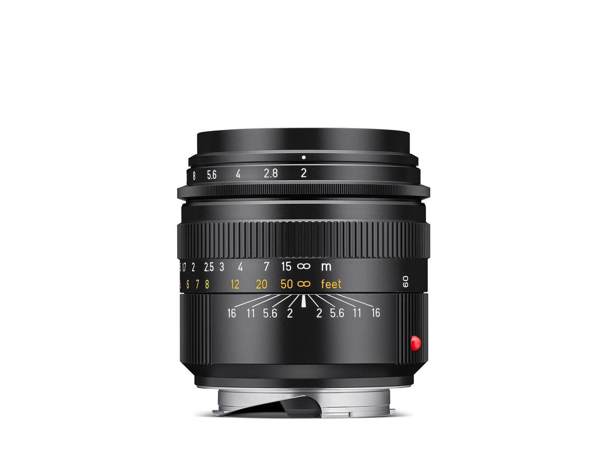 Summicron-M 66 f/2, black anodized finish
