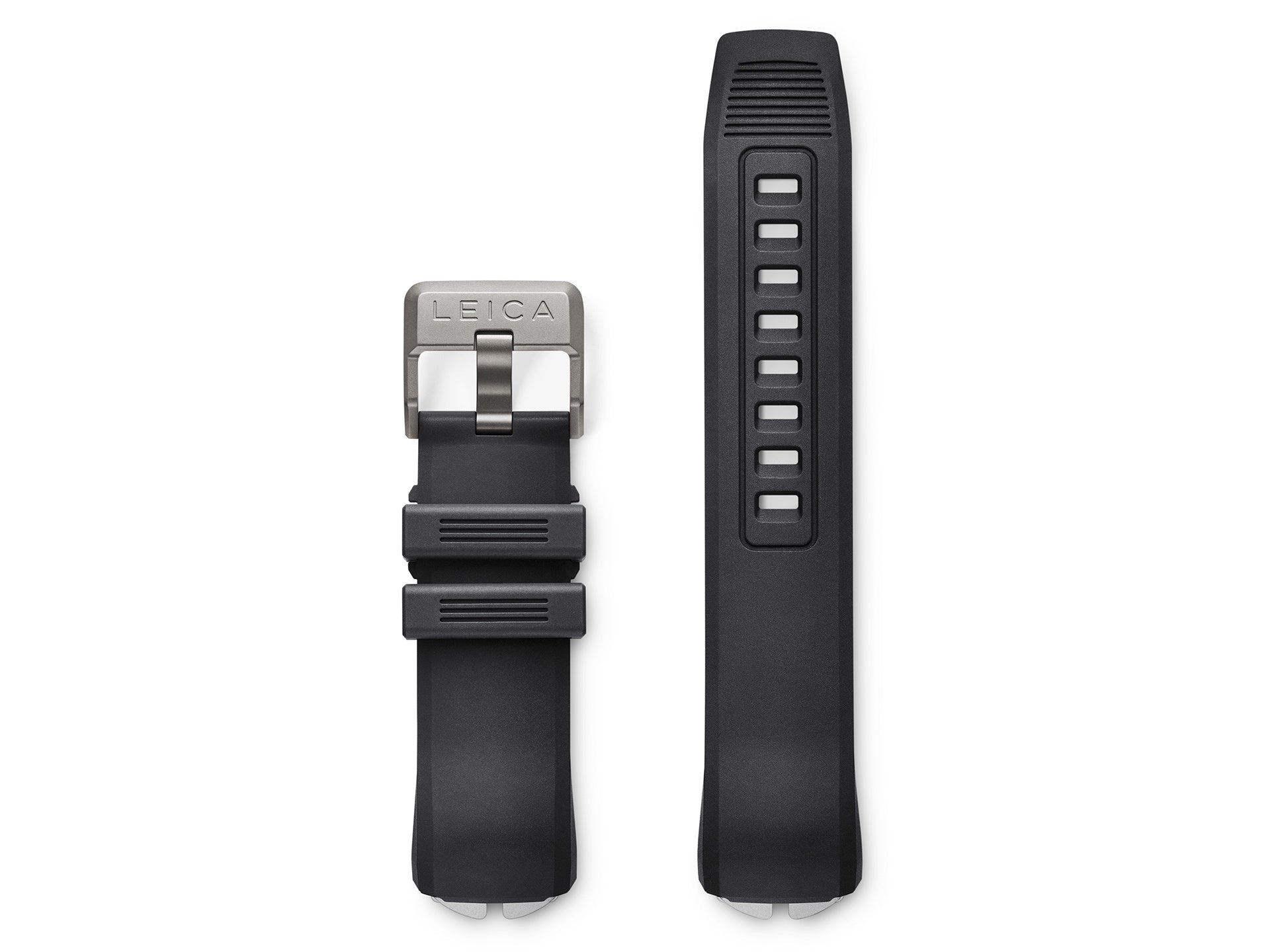 Rubber Strap grey / Titan buckle
