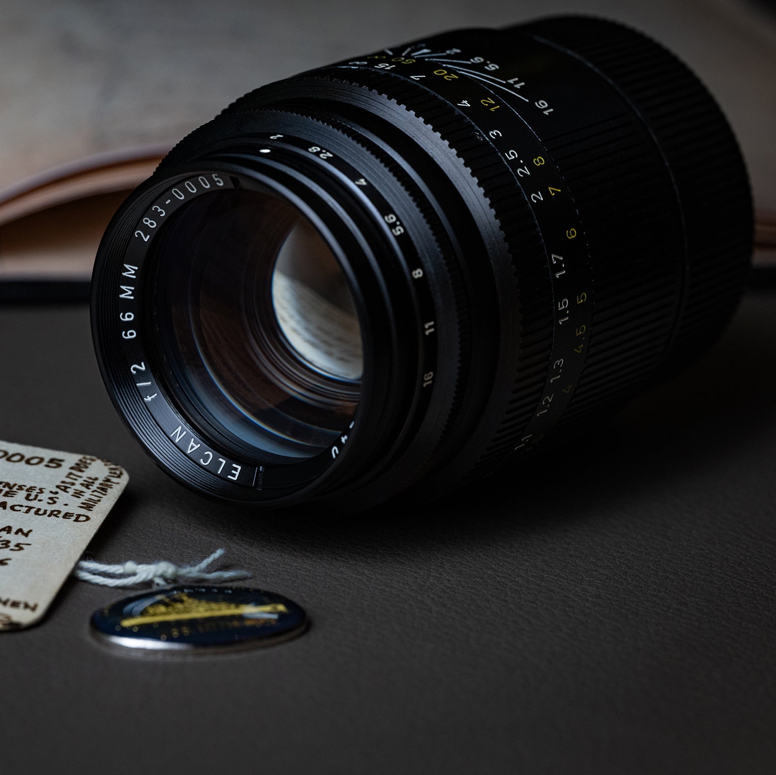 Summicron-M 66 f/2, black anodized finish