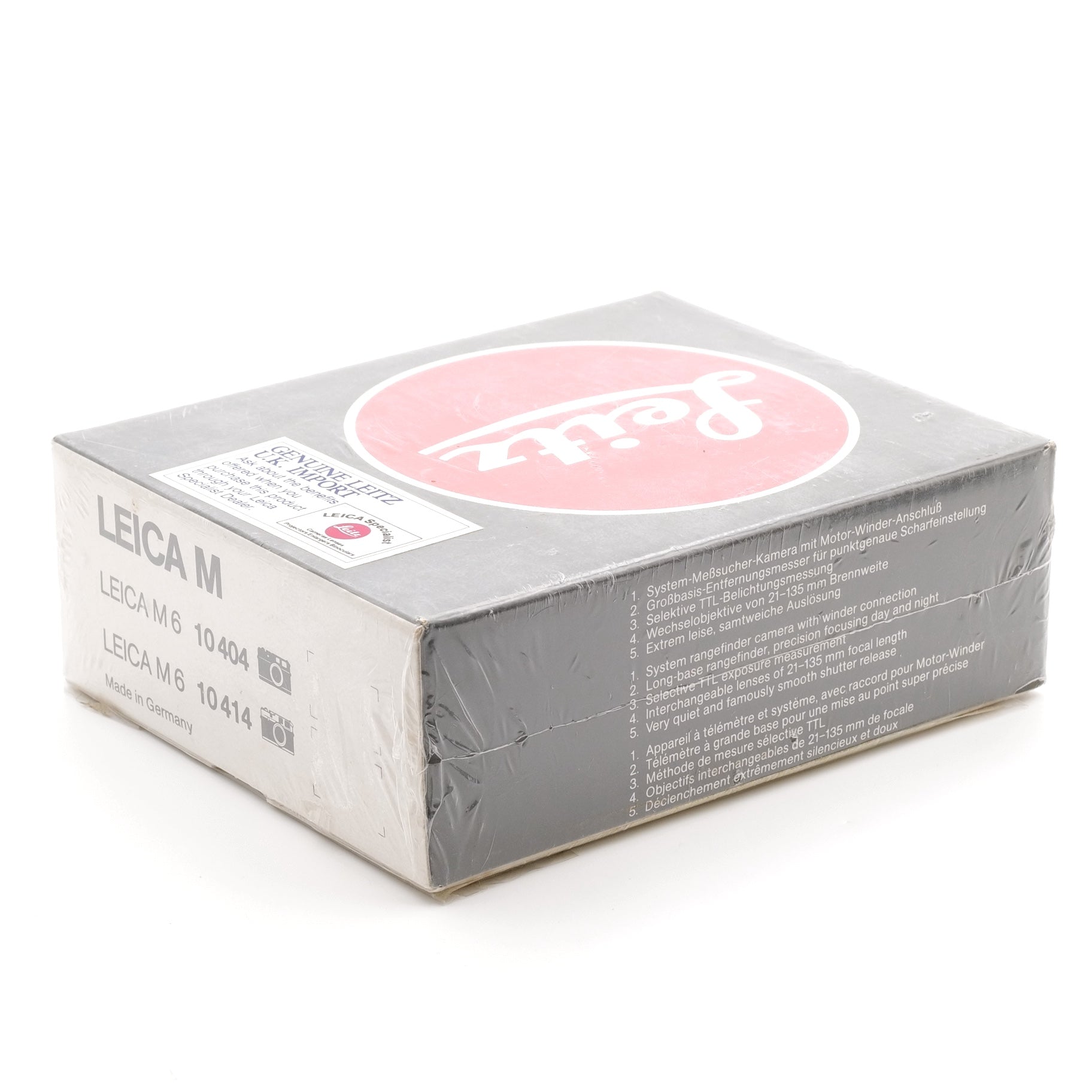 M6 'Classic' Black Chrome, Unopened. 1667097