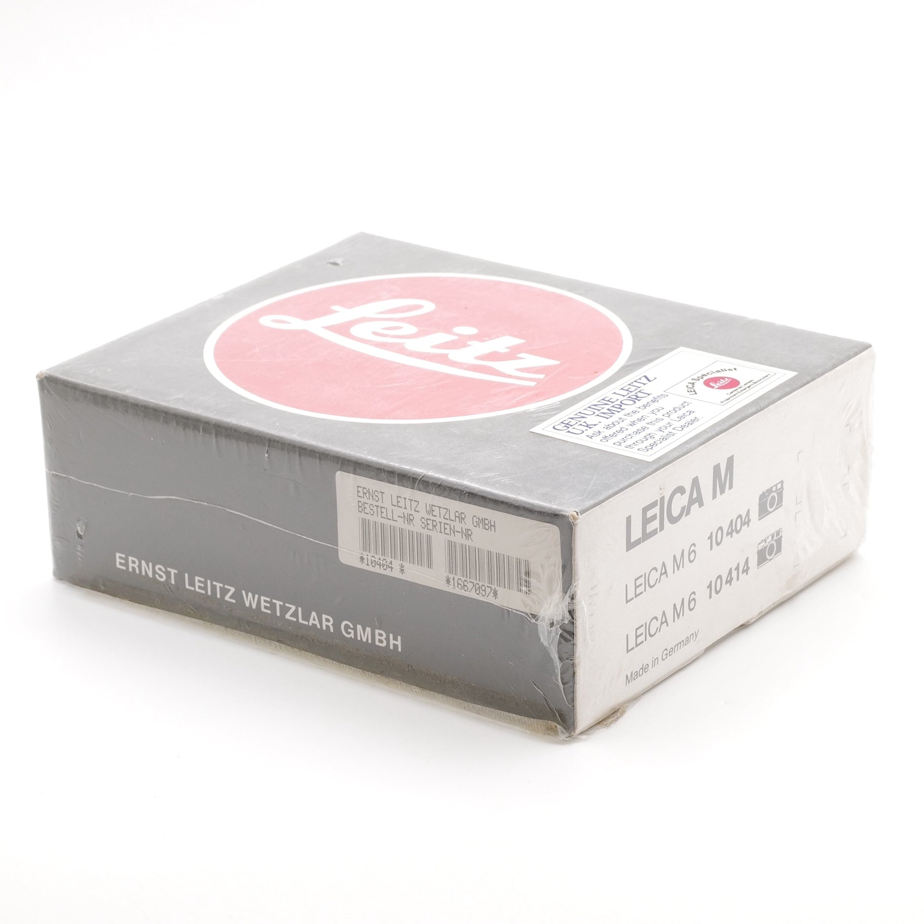 Leica Manchester UK | M6 'Classic' Black Chrome, Unopened. 1667097