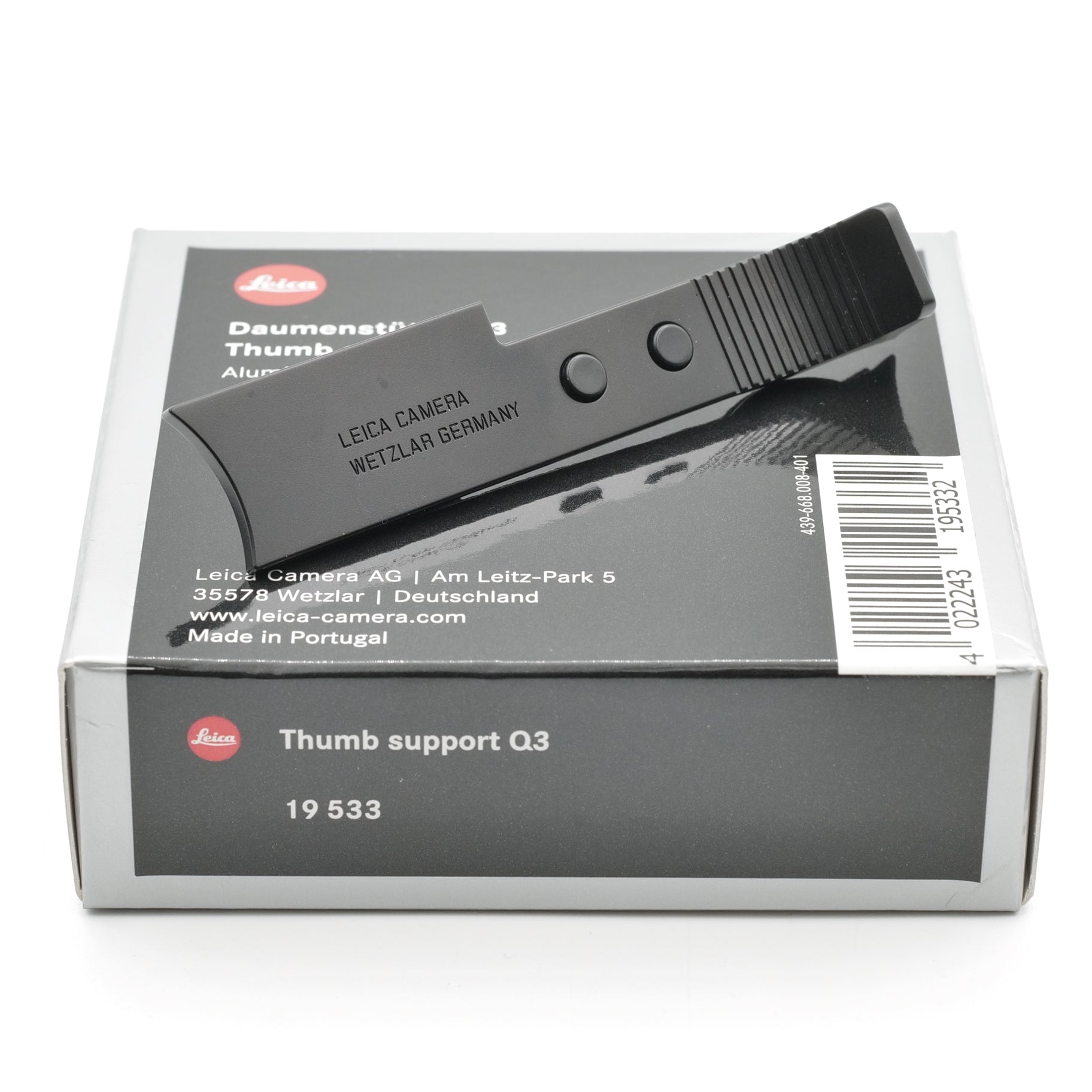 Thumb Support, Q3, Black. 19 533