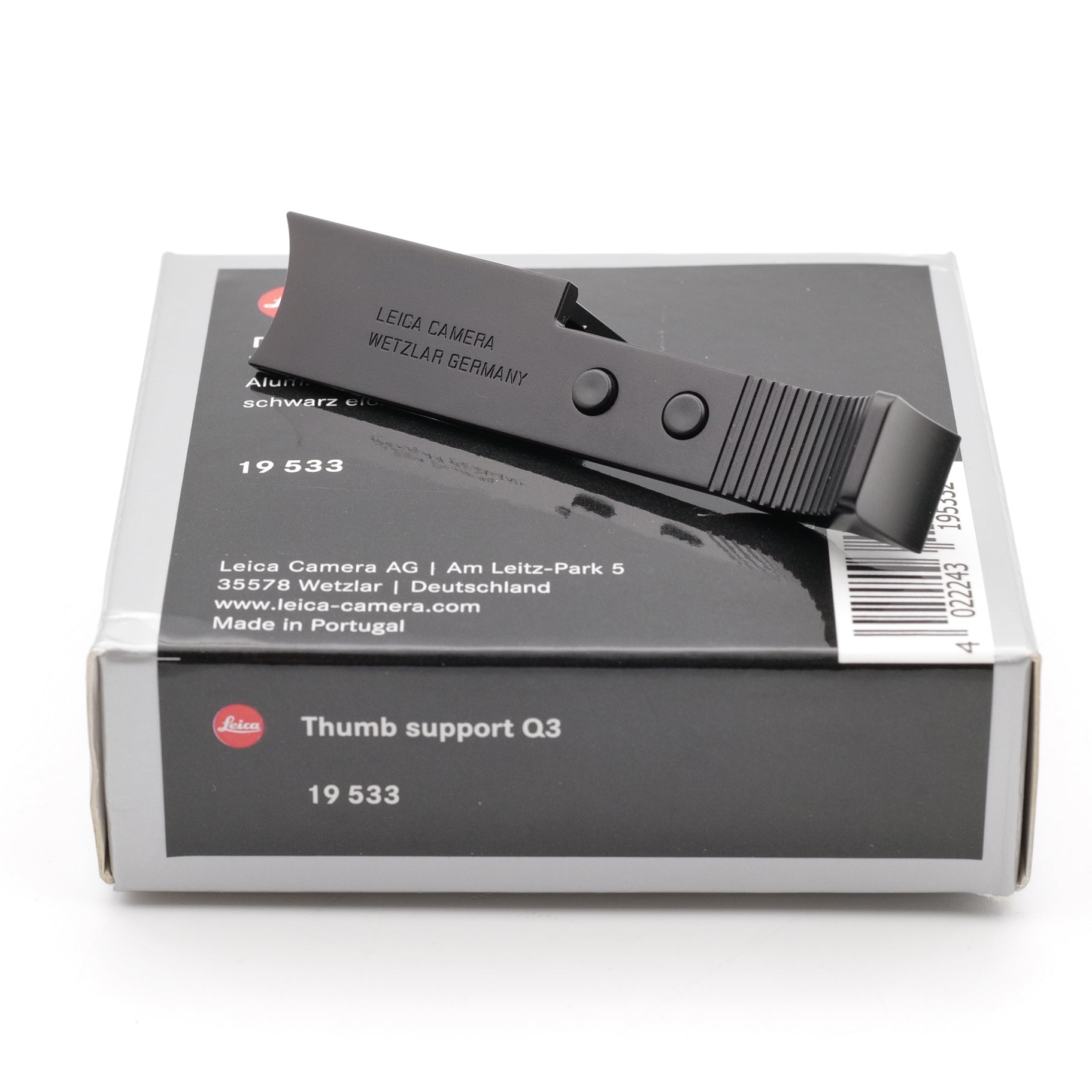 Thumb Support Q3, Black. 19 533