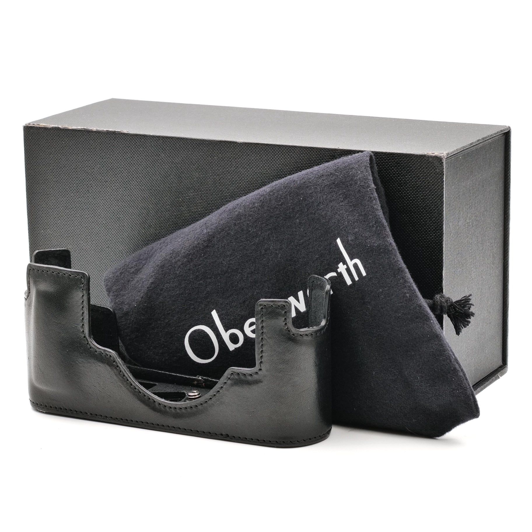 M11 Half Case, Black Leather, Boxed