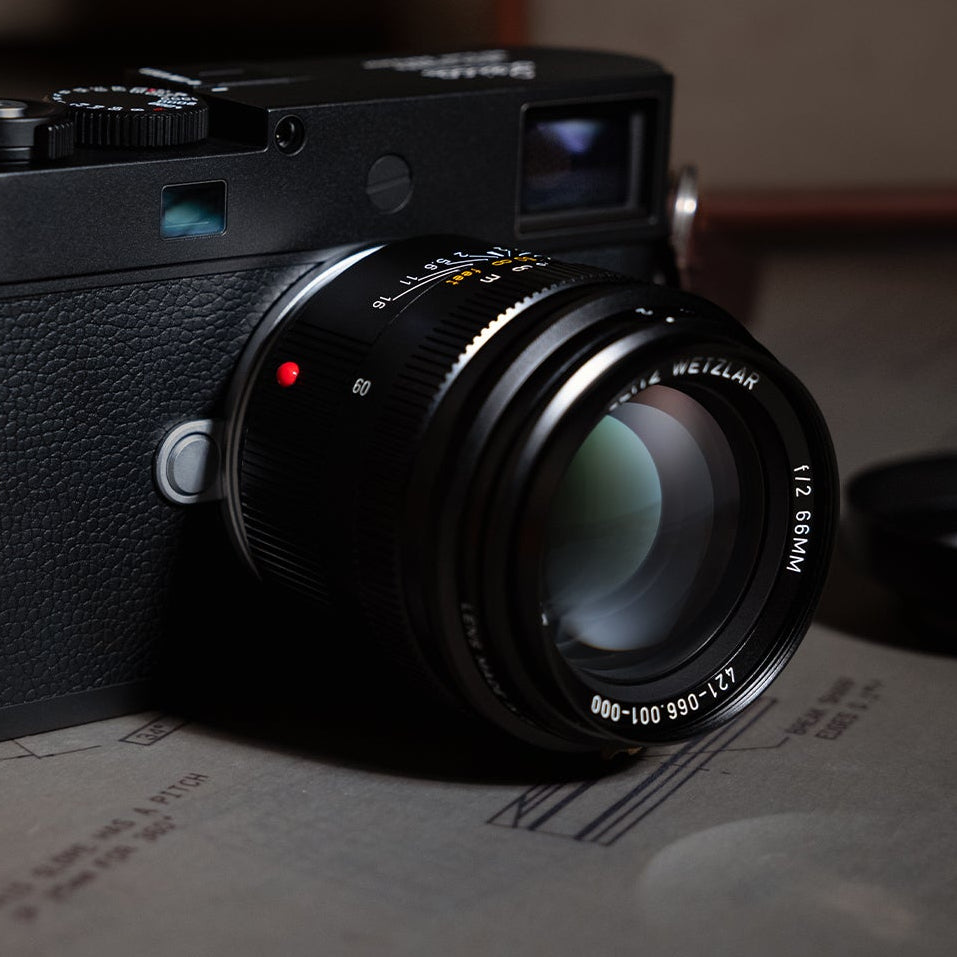 Summicron-M 66 f/2, black anodized finish