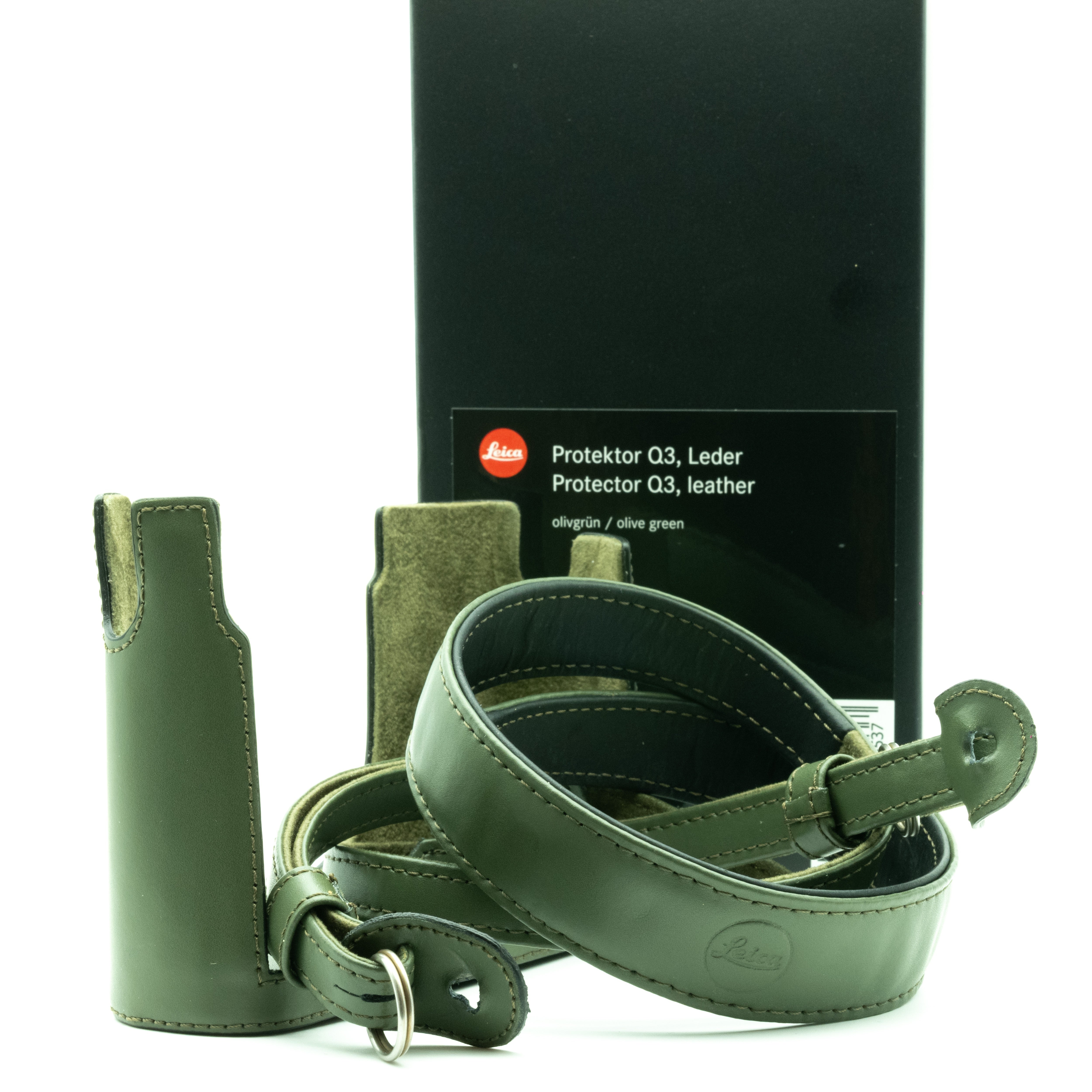 Protector Q3/Strap set,  olive green (19653/24037)