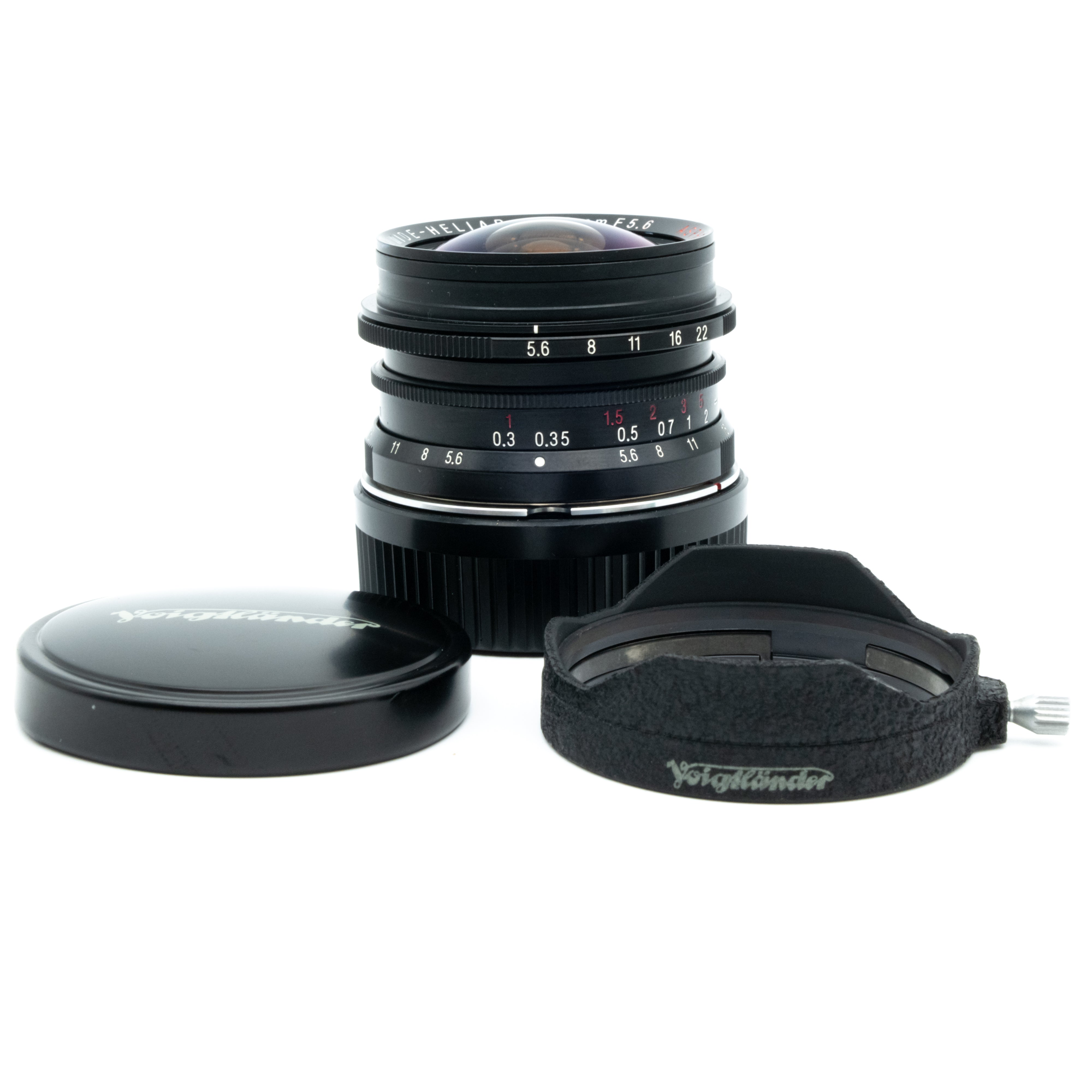 12mm f/5.6 Ultra-Wide-Heliar + finder