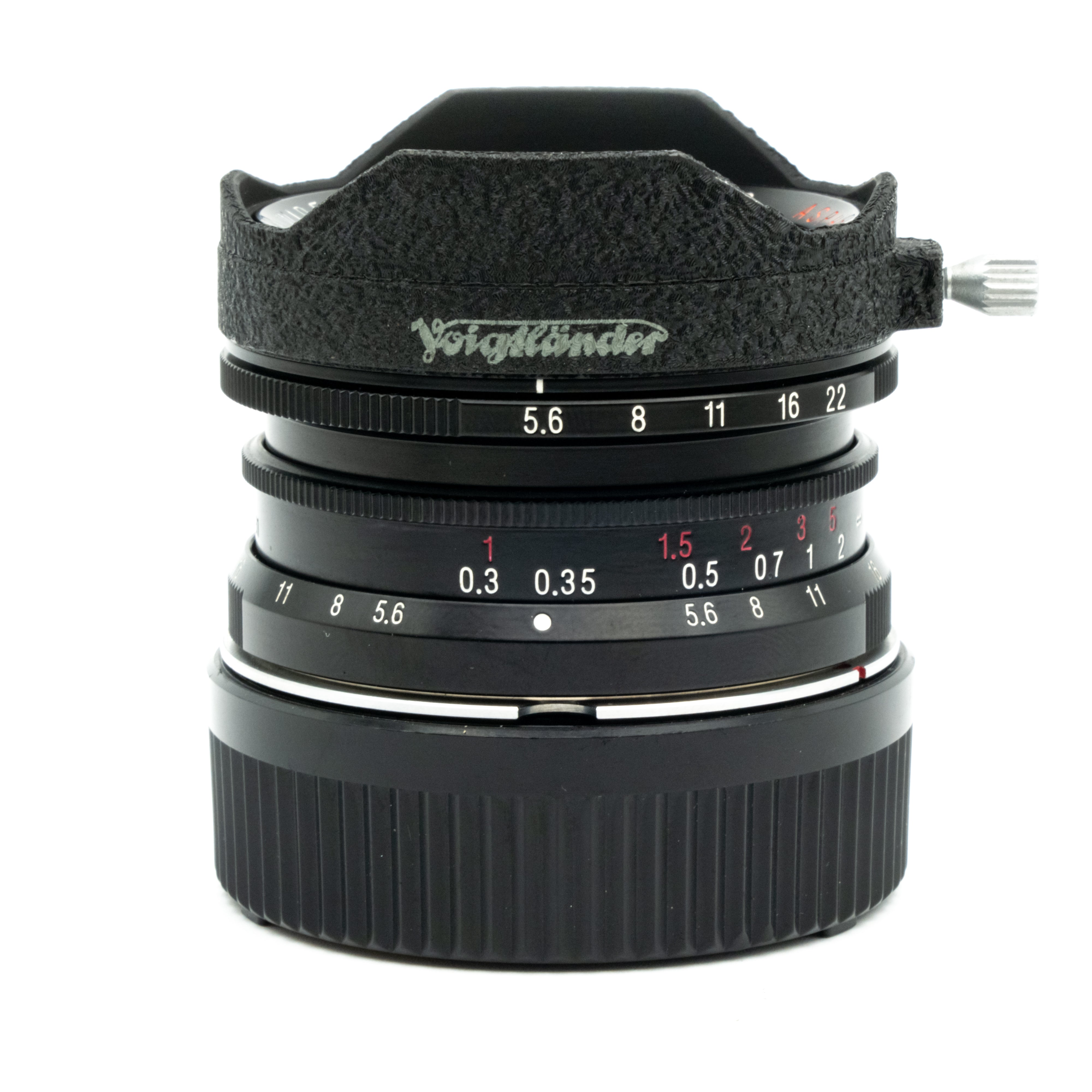 12mm f/5.6 Ultra-Wide-Heliar + finder